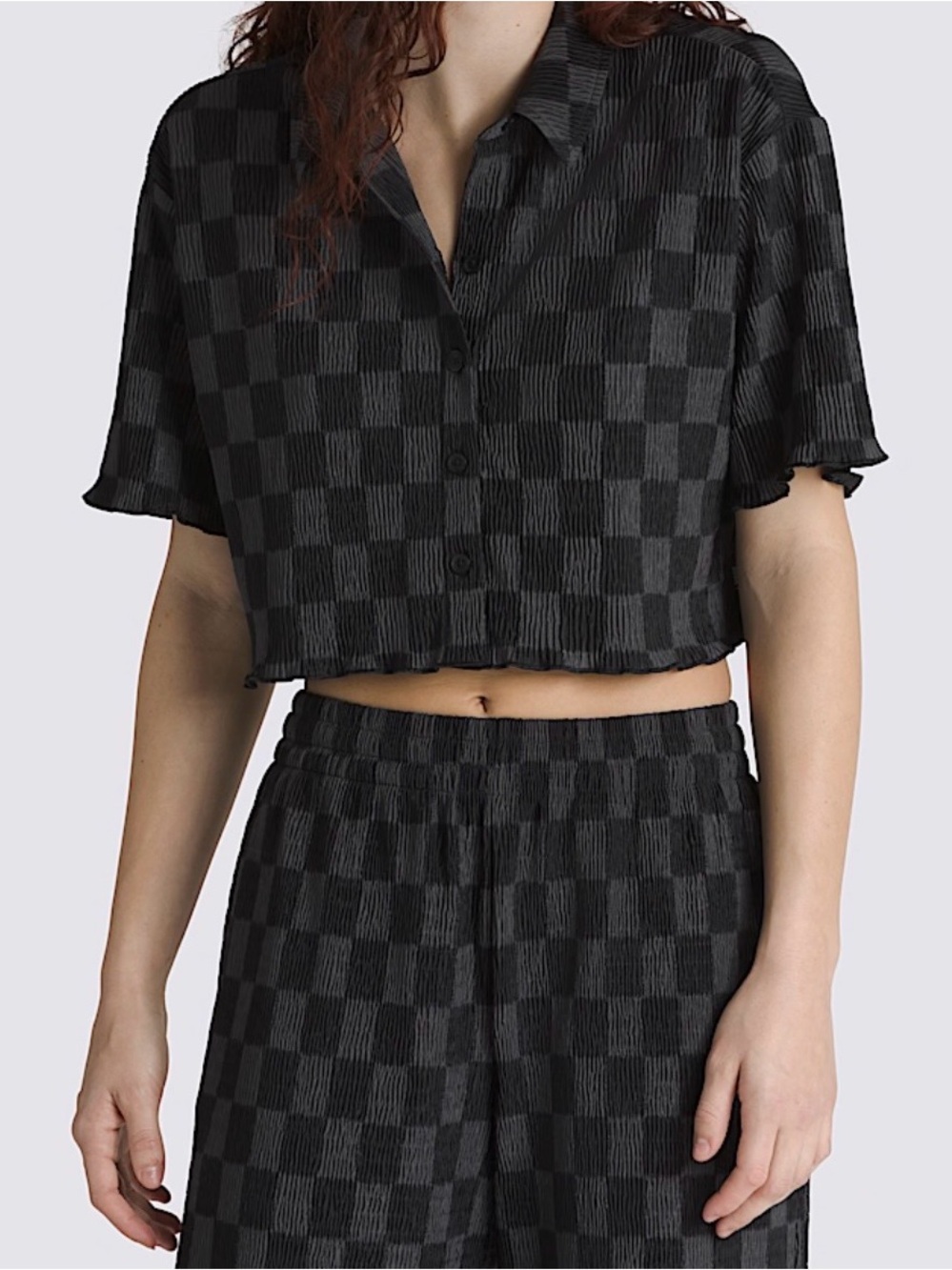 VANS Wren Checkerboard Shirt and Pants.